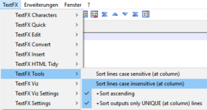 notepad++ sort lines lexicographically notepad++ sort lines lexicographically